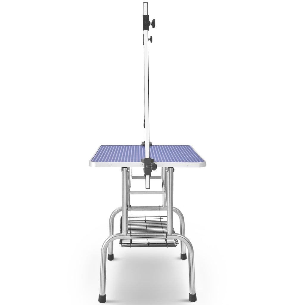 Professional Folding Dog Grooming Table - Heavy Duty Adjustable Pet Grooming Station