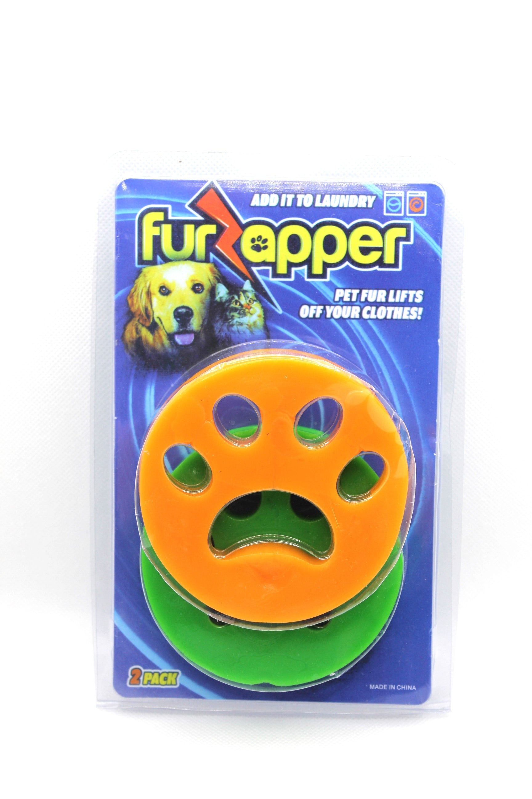 Fur Zapper Pet Hair Remover - Laundry Washer & Dryer Fur Catcher for Dogs & Cats